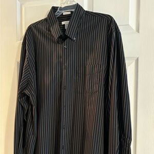 Van Heusen No Iron Long Sleeve Men’s Shirt Sz XL EUC